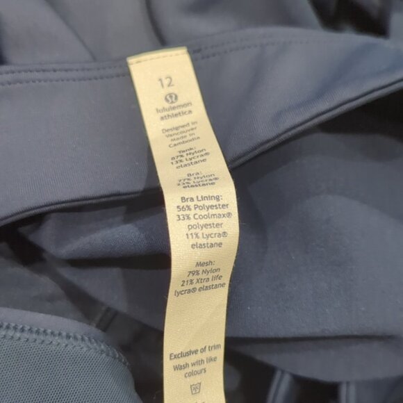 Blue Tank Top with Racerback Design and Stylish Cutout - Picture 7 of 10